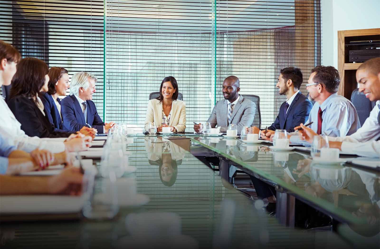 diverse business meeting conference room