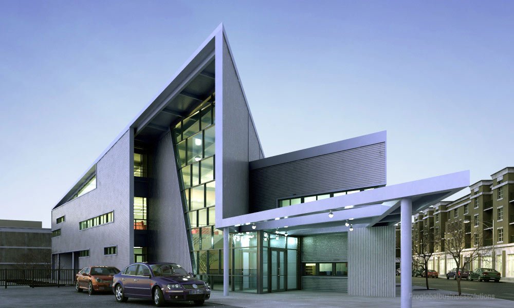 corporate building exterior