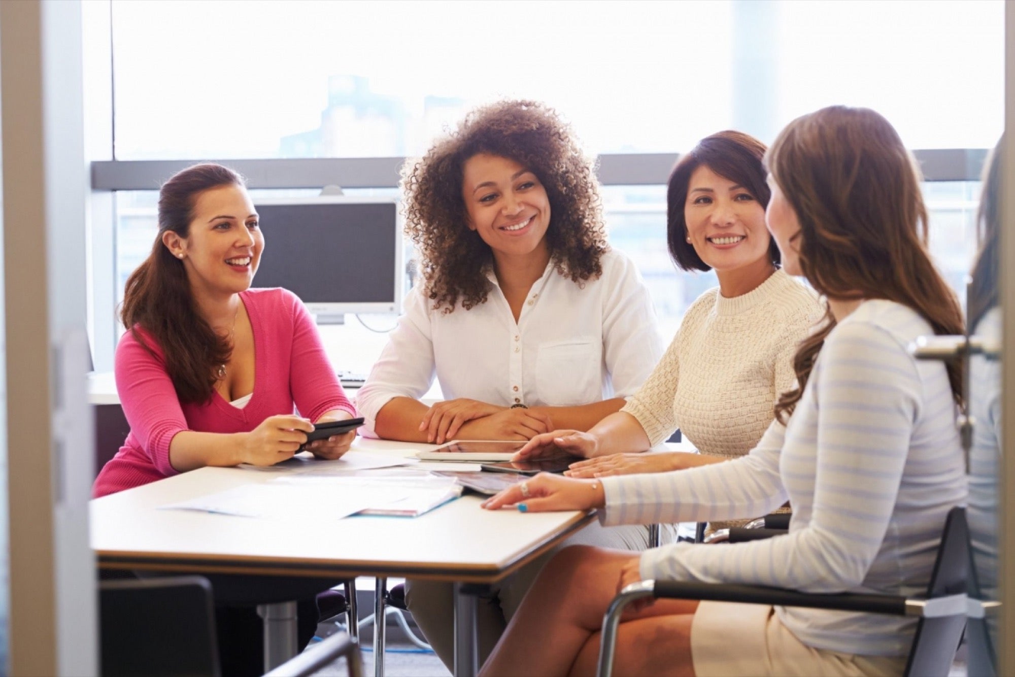 female entrepreneur business meeting