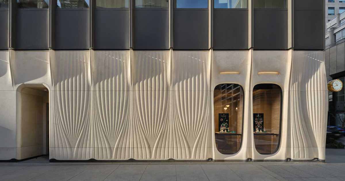 modern retail store facade