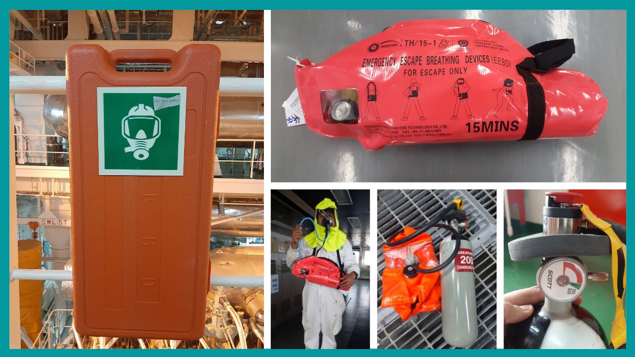 emergency escape breathing apparatus equipment