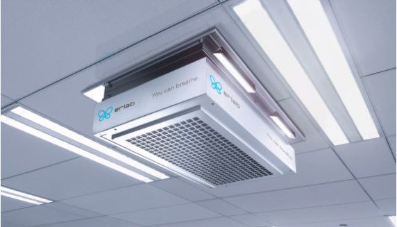 modern healthcare facility air purification system