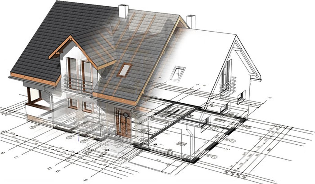 Interfaccia di un software BIM che mostra la conversione da 2D a 3D