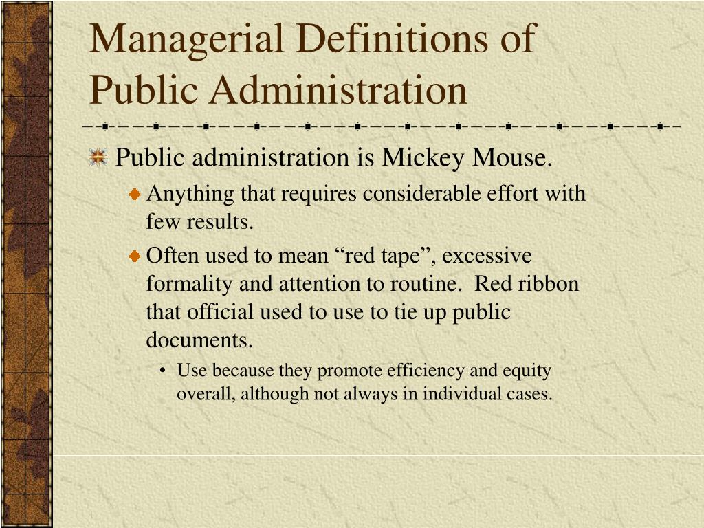 public administration documents