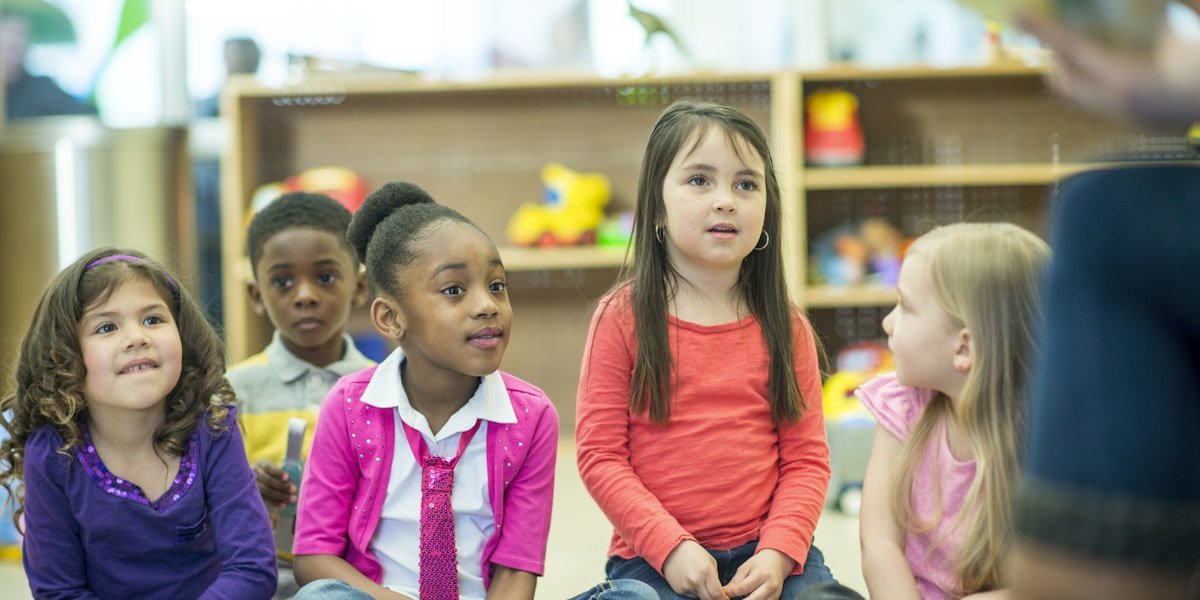 Diverse group of students in a classroom setting