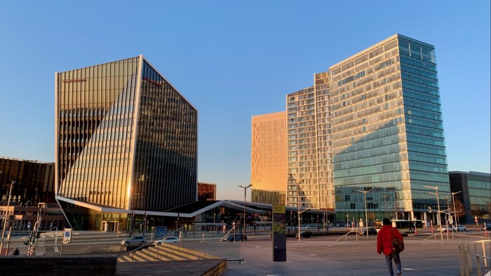 modern european urban financial district