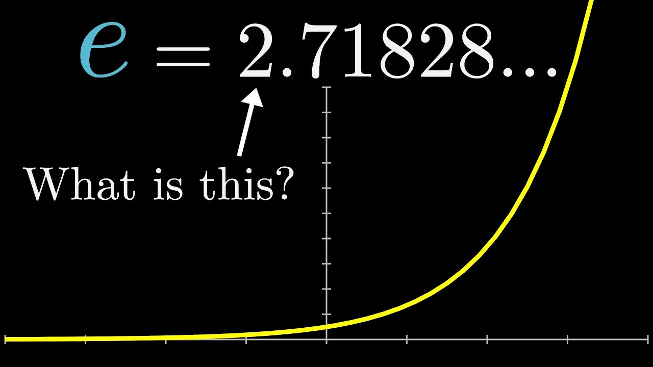 Euler's number representation