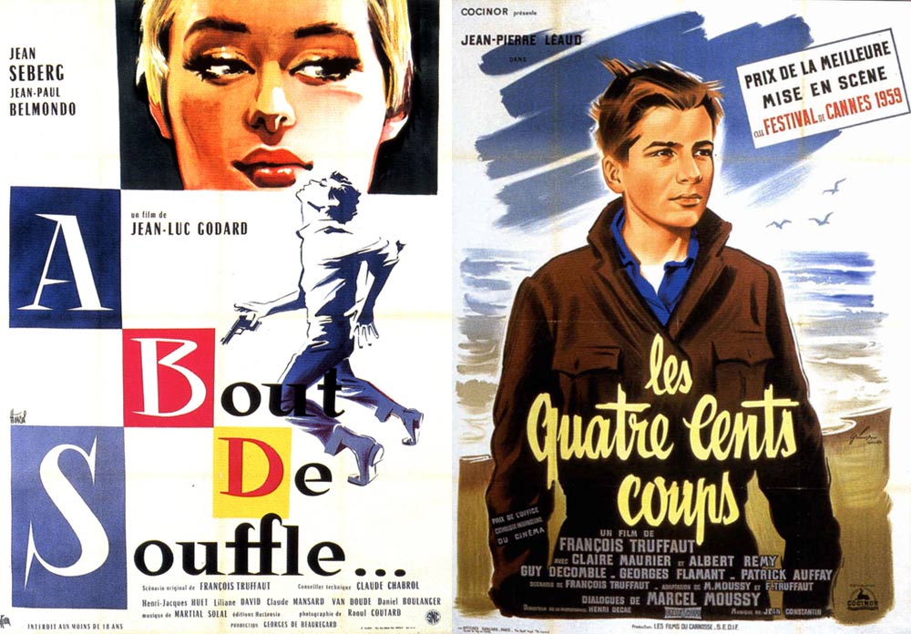 European film posters and cinema scenes