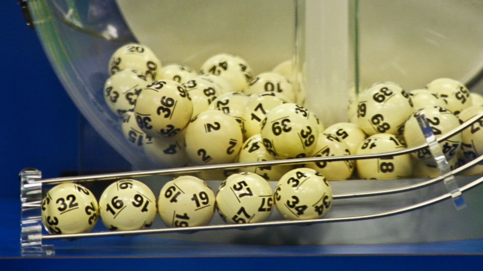 lottery balls draw machine