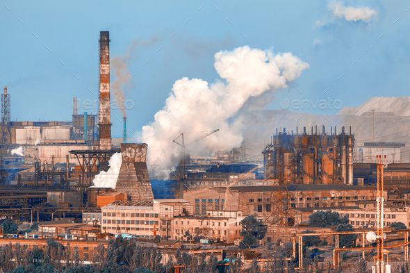 european industry scenery factory facility