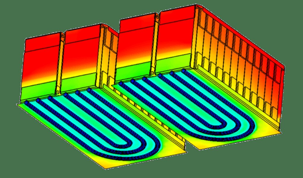 Advanced thermal management systems, like those using U-shaped cooling plates, are crucial in mitigating battery aging.