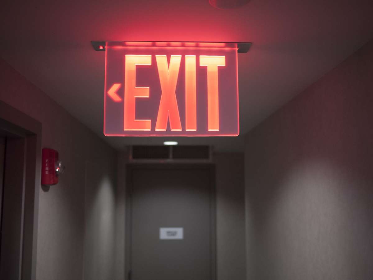 safety training building exit signs