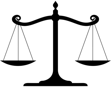justice scales with gavel