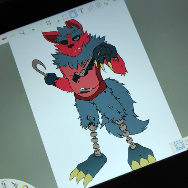 Digital fanart of 'Big Bad Foxy'