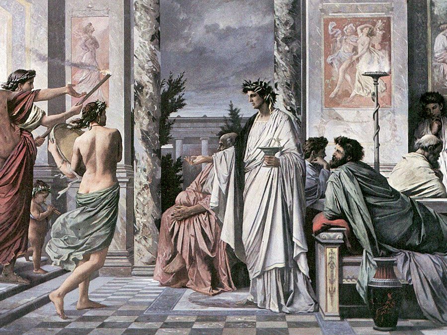 historical philosophers scenery