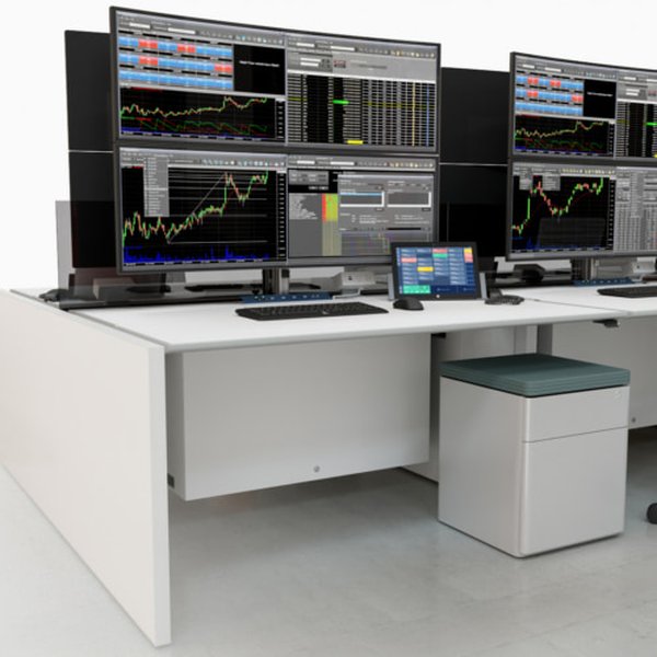 Modern Forex Trading Desk