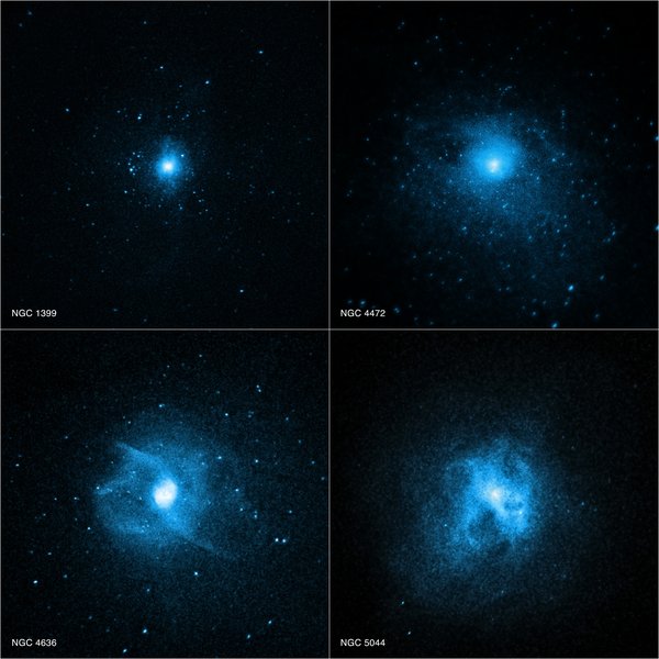 NGC 4696 galaxy showing gas filaments