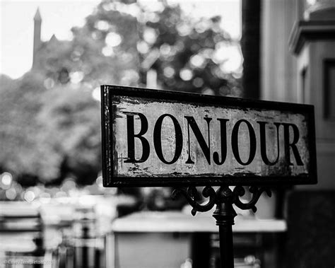 bonjour french greeting
