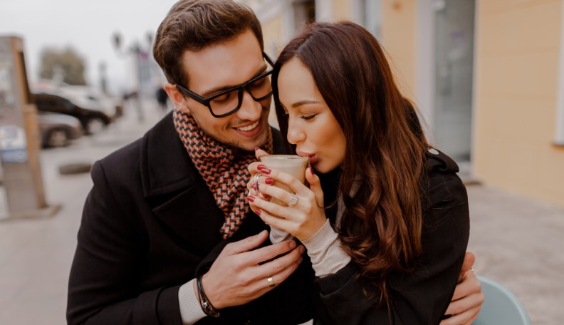romantic gestures physical affection