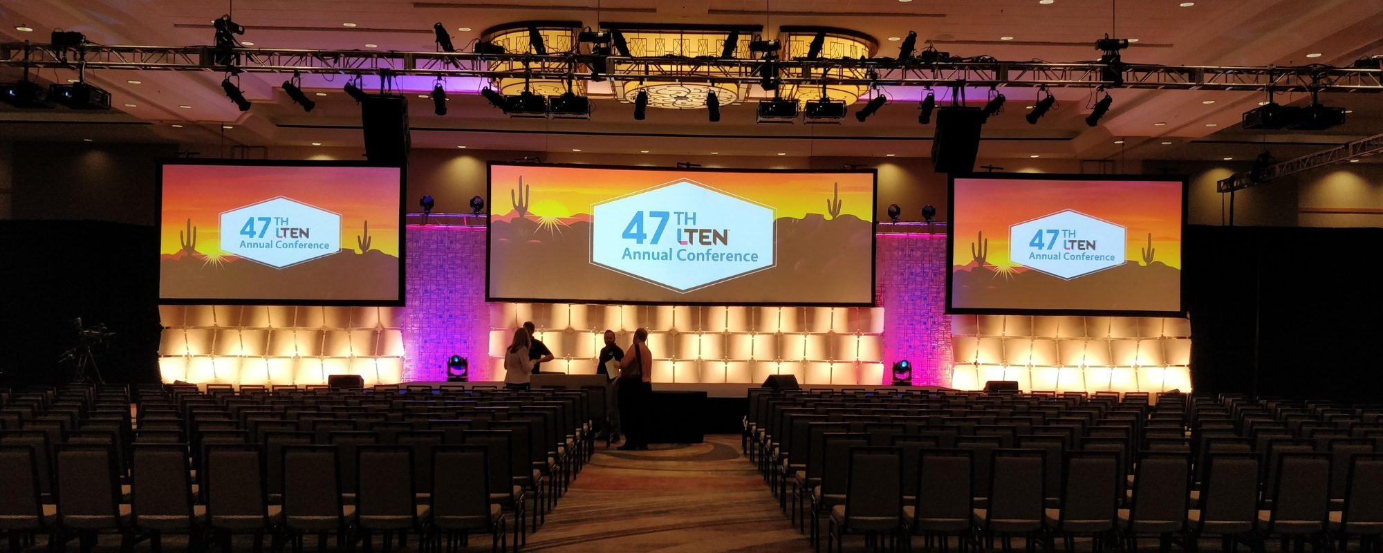 vibrant scenery with professional meeting elements
