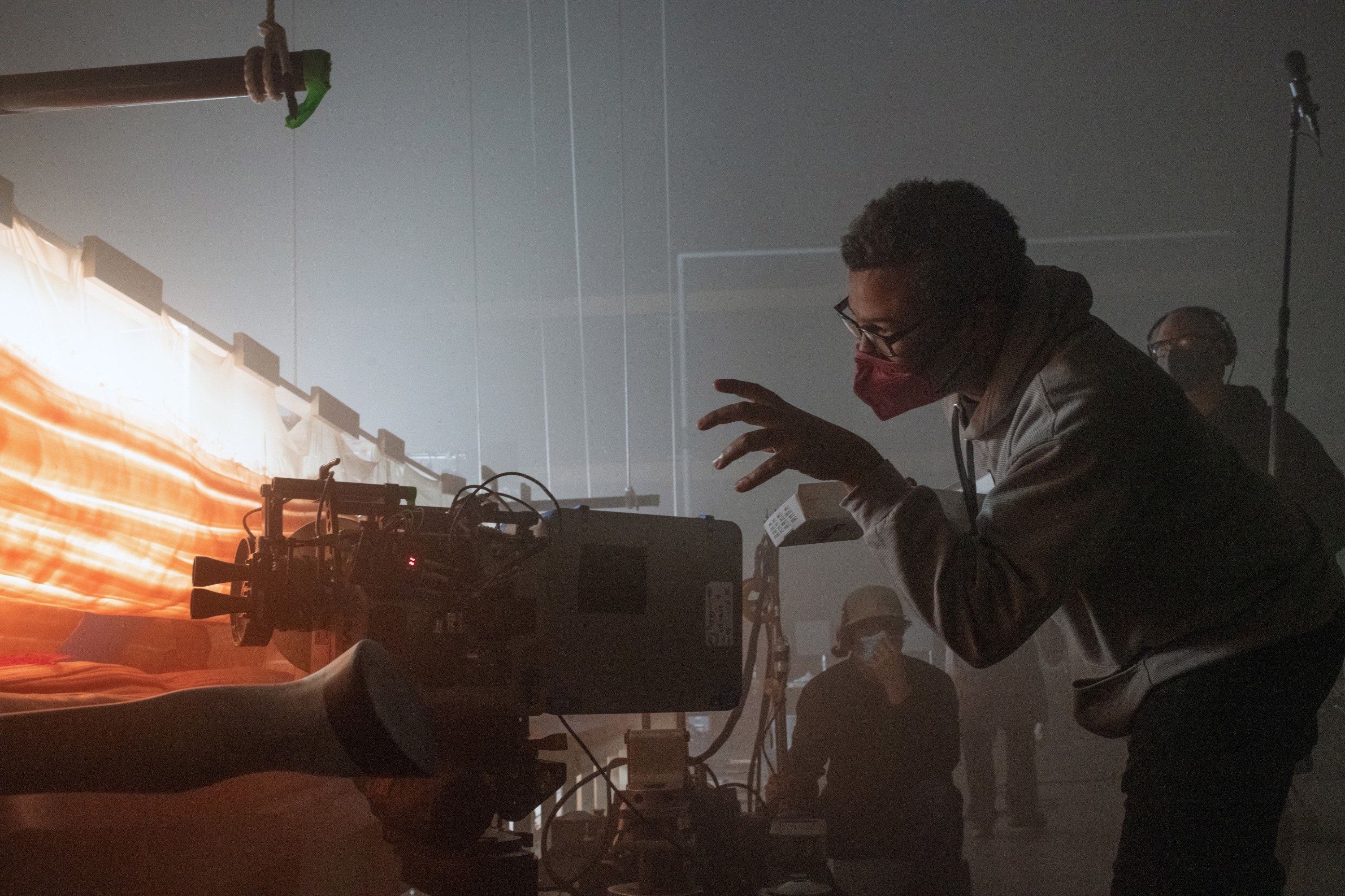 film set behind the scenes