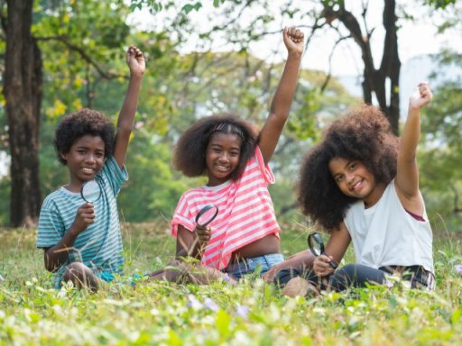 school students environmental engagement outdoors