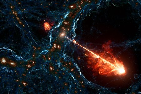 space phenomena, cosmic expansion, astrophysical jets
