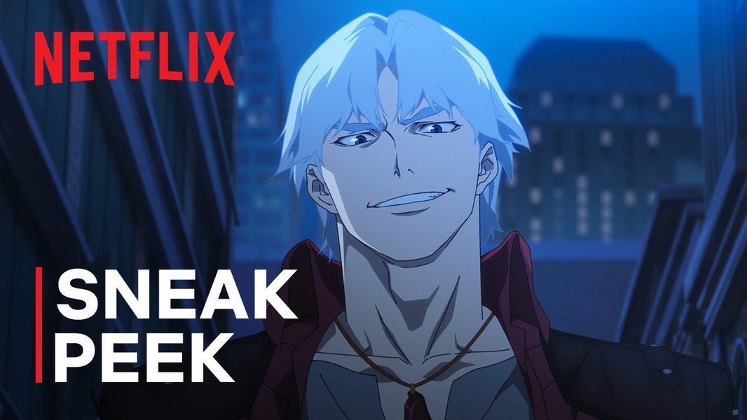 Escena de combate de Dante en la serie Devil May Cry de Netflix