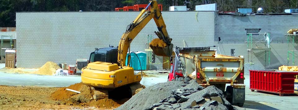 construction site outdoor building machinery