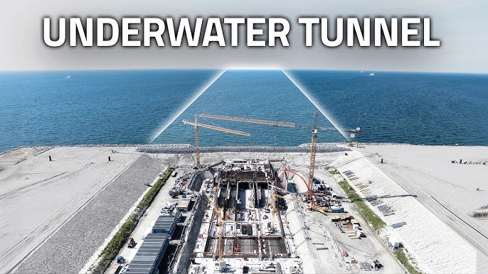 underwater tunnel construction site