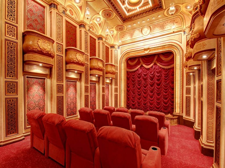 cinema luxurious auction room