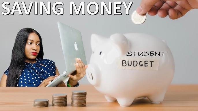 students budgeting saving money school