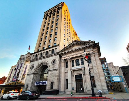 bank building merge