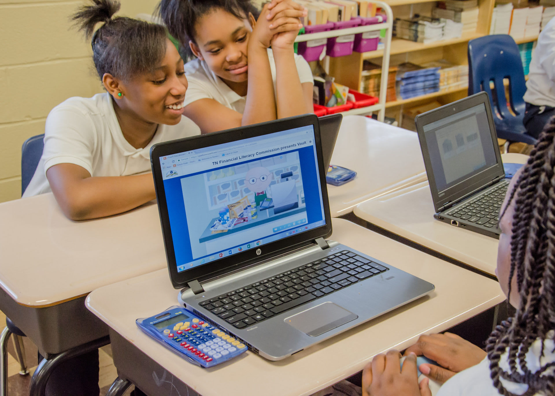 financial literacy classroom tech