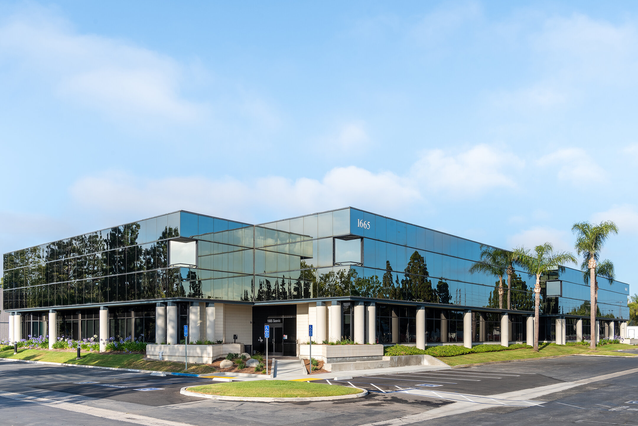 scenery financial office building