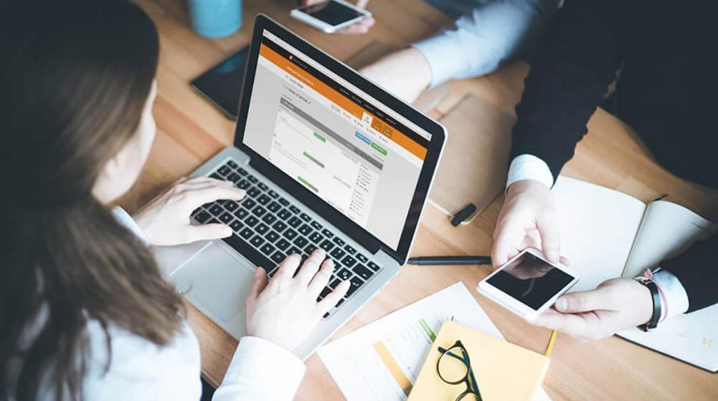 person completing online survey