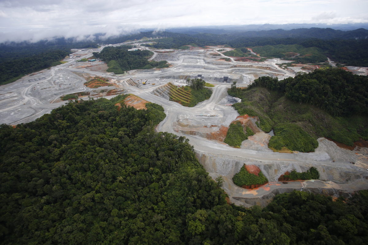 copper mine panama landscape
