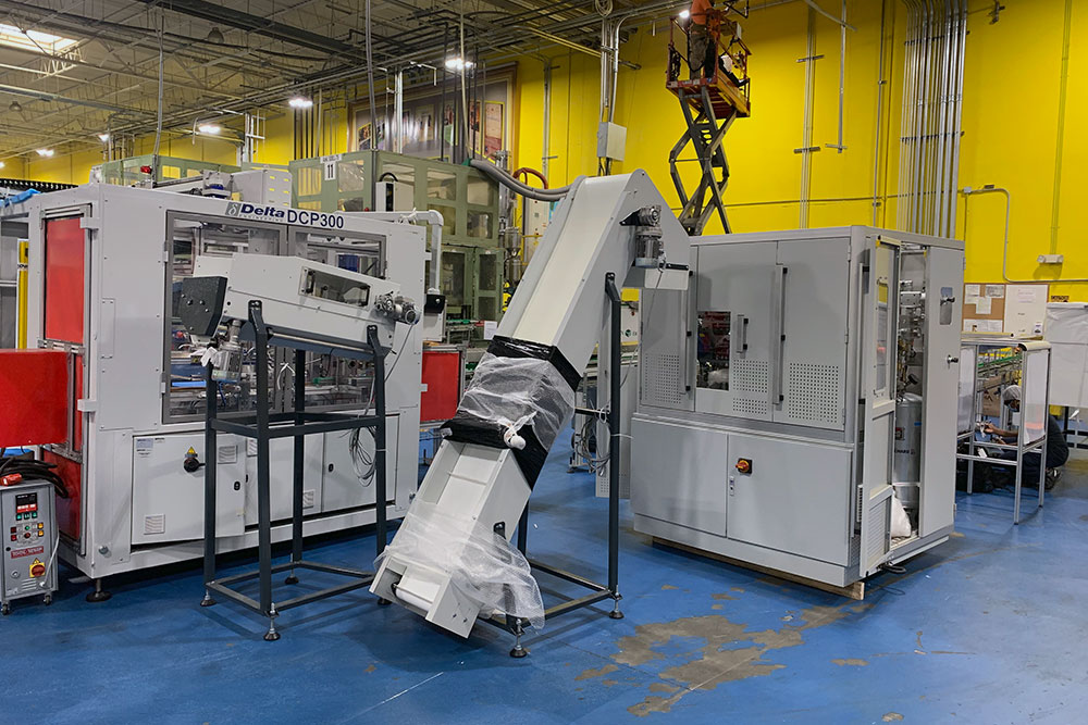 factory machinery industrial setup