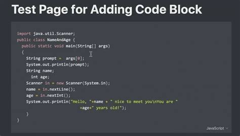 empty code block resolution