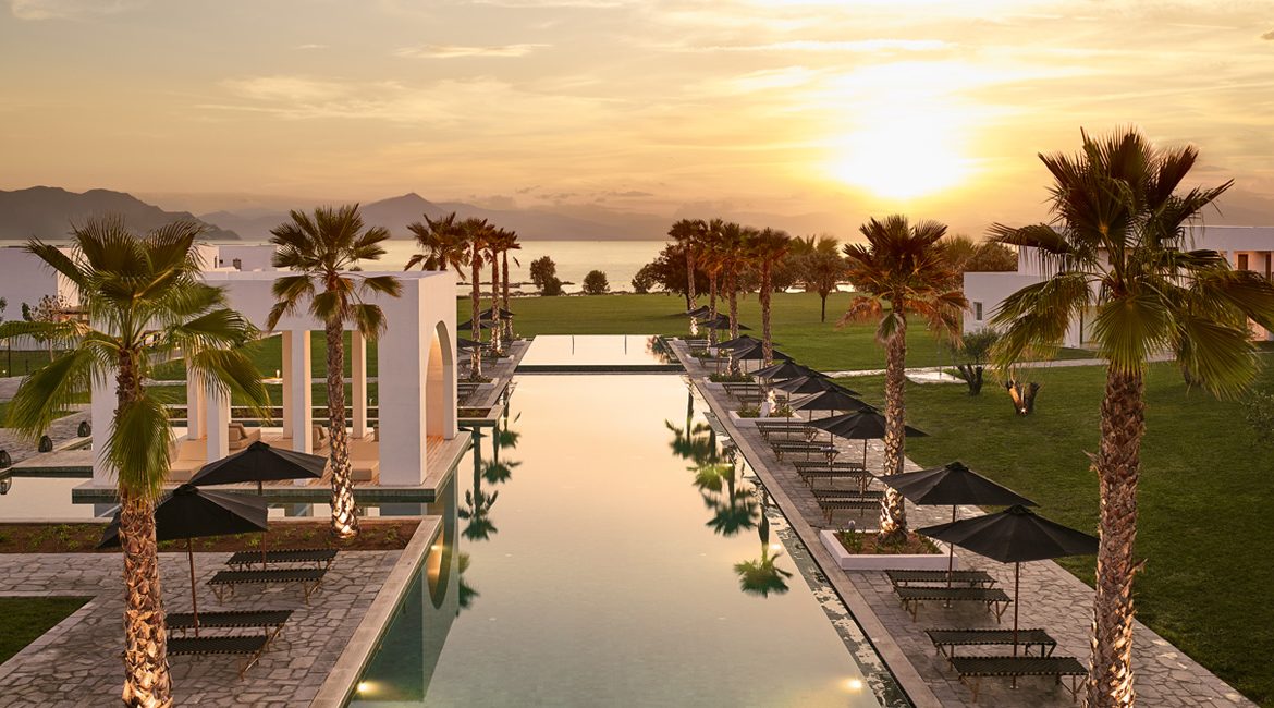 luxury resort landscape
