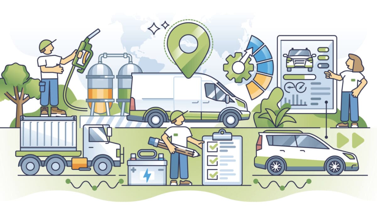 fleet vehicles transportation network scenery