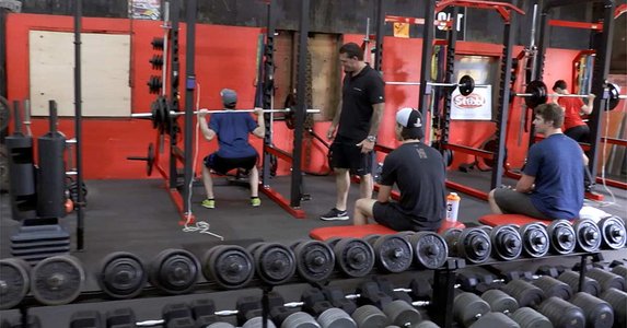 athlete training gym equipment