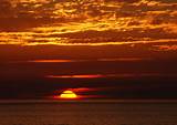peaceful landscape sunset