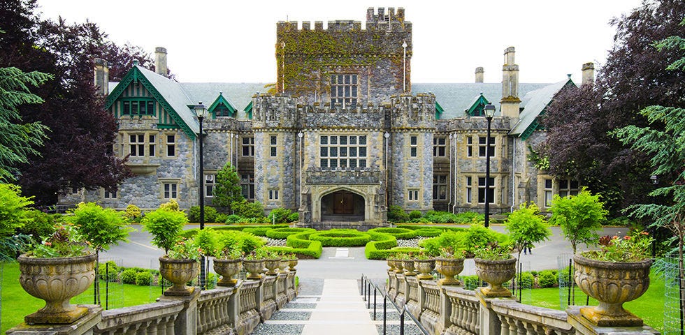 historic nobility landscapes modern technology campus buildings