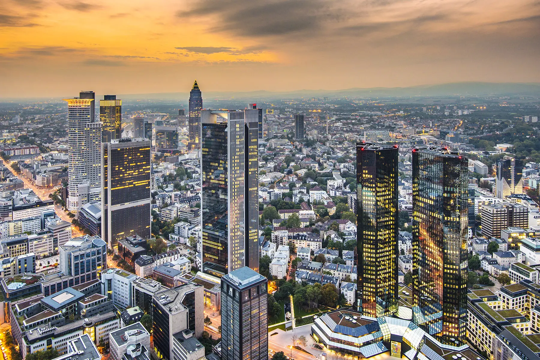 tax consultant office german cityscape