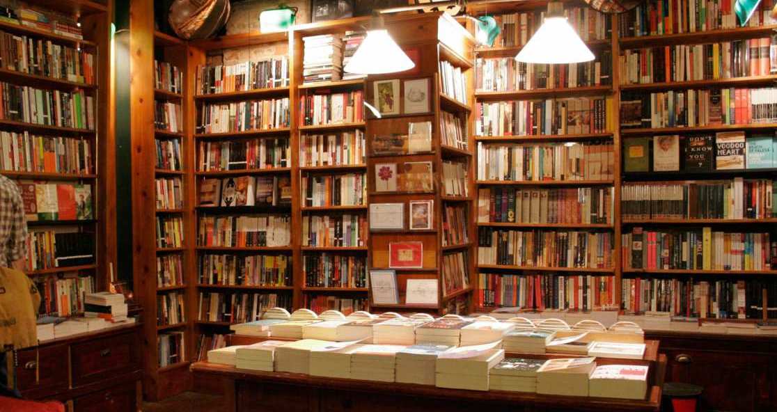 old library with psychology books