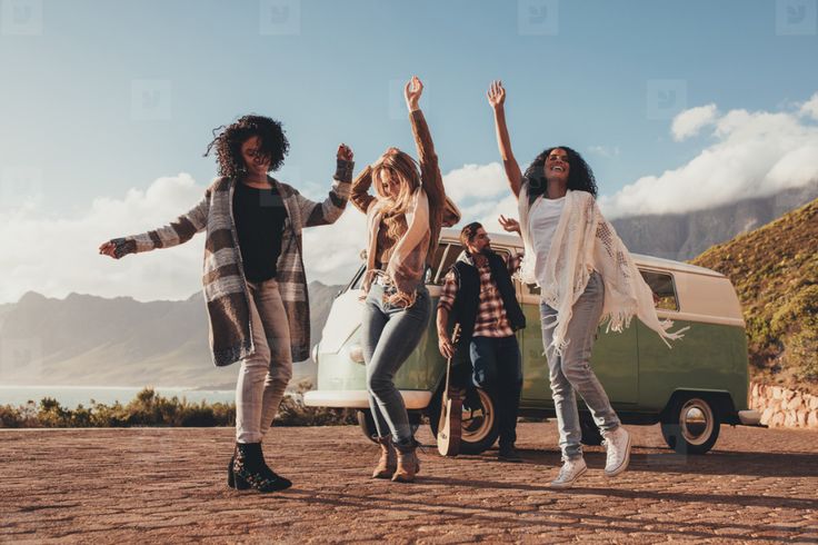 scenic landscape friends outdoors