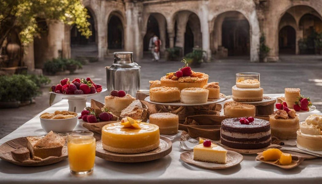 asturian dessert table