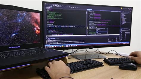 developer working on computer