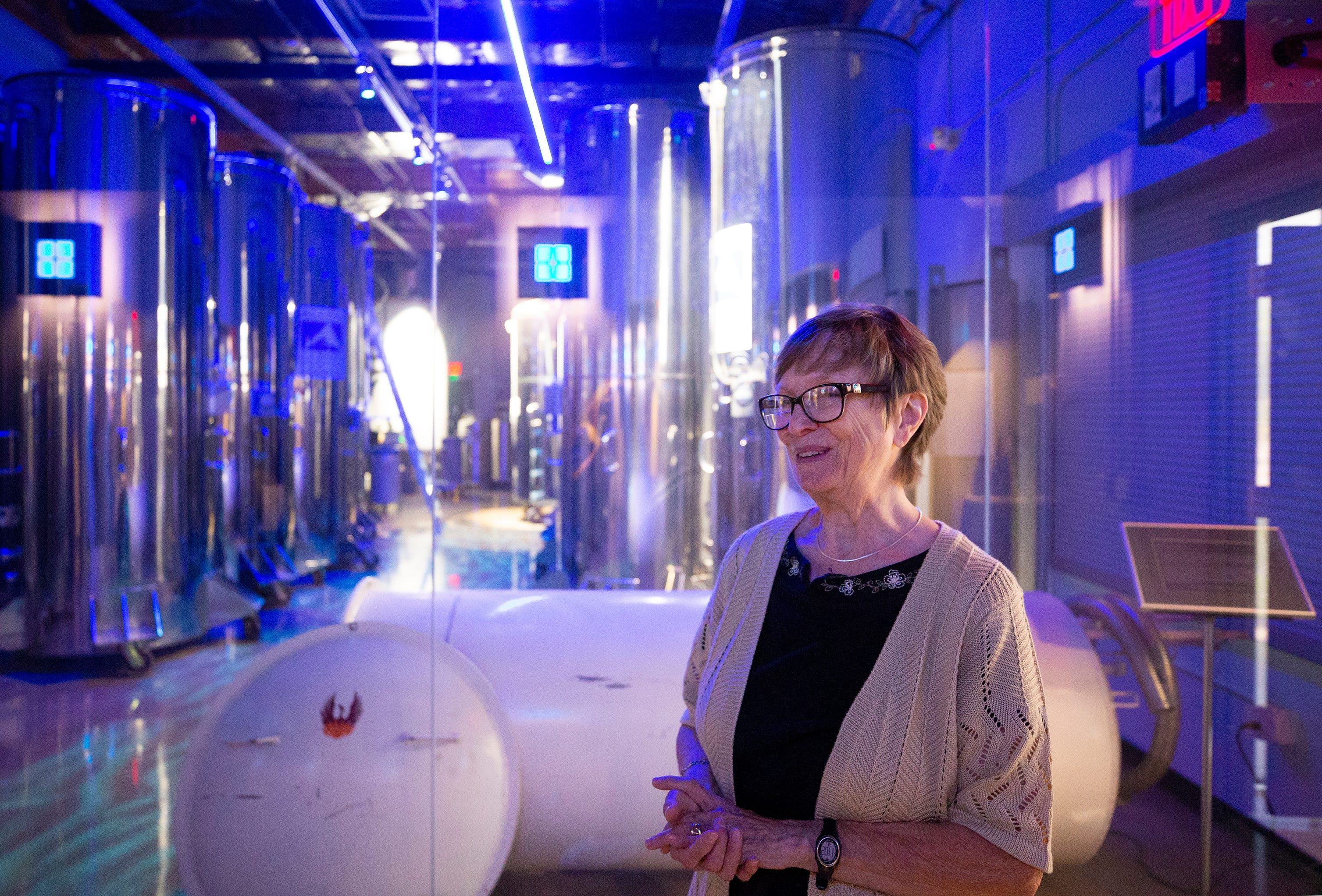 frozen chemical crystals cryogenic facility